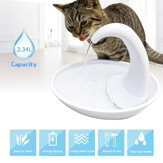 Cat Drinking Fountain