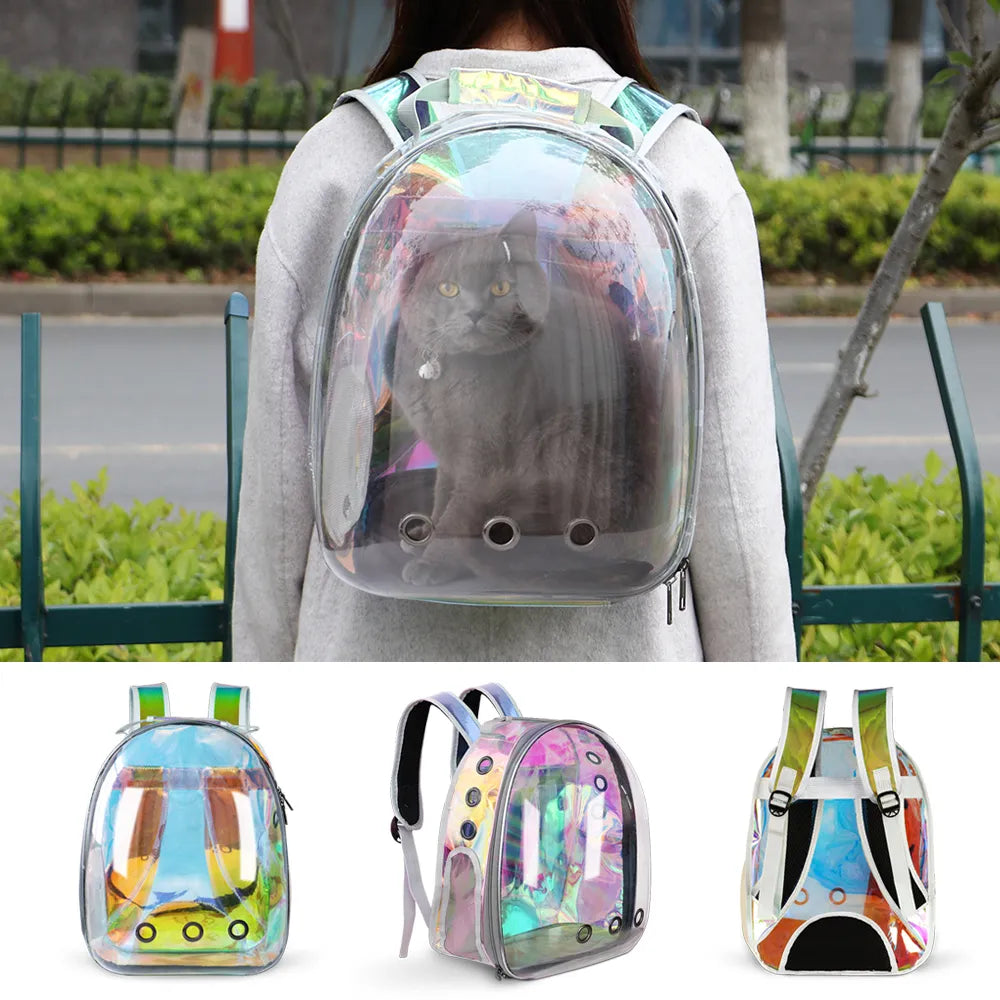 Transparent Cat Backpack Carrier